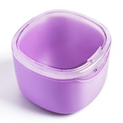 Minzimin Denture Bath Case, Retainer Cleaning Box, No-Leak Denture Case, Mouth Guard, Night Guard and Retainer