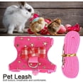 thumbnail image 1 of Minzimin Hamster Harness, Adjustable Walking Vest Set Walking Harness Vest Leash Set for Syrian Hamster Squirrels Gerbils Golden Bears Ferret, 1 of 8