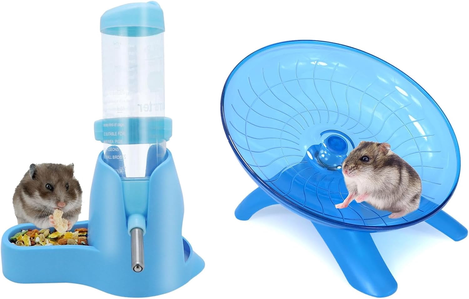 Gallery Detail: Minzimin Hamster Water Bottle Water Dispenser Hamster Silent Exercise