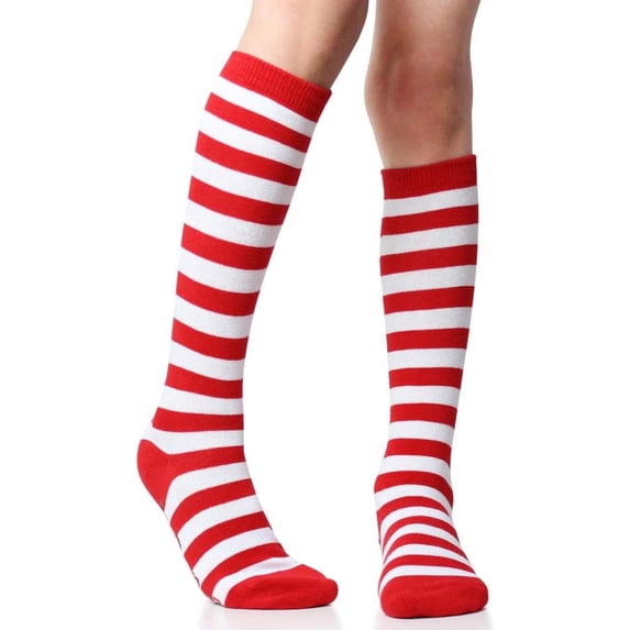 Minzimin Knee High Socks with Grips for Babies, Toddlers and Children