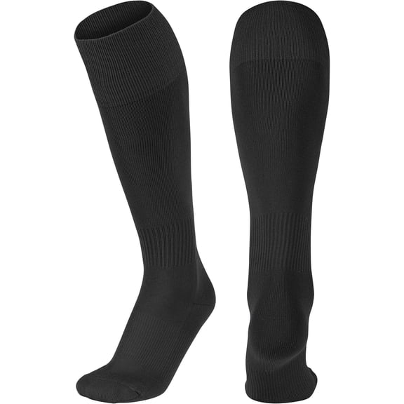 Minzimin Men's Compression Style Pro Athletic Socks for Baseball, Softball, Football, and More