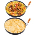 thumbnail image 1 of Minzimin Nonstick with Anti-Scald Handle Round Stainless Steel Egg & Pancake Rings, (2 Count), 1 of 8