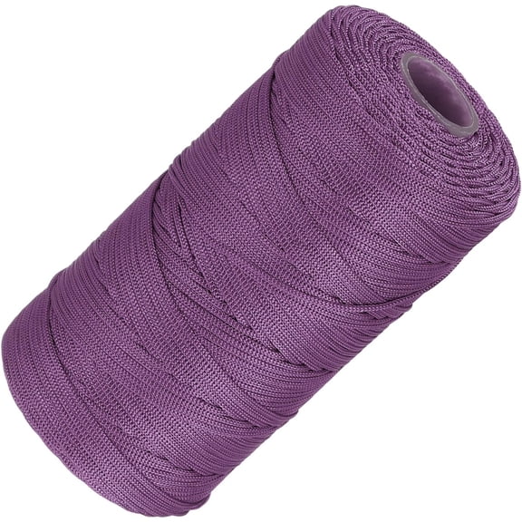 Minzimin  Nylon String Cord 1.5mm x 218 Yards Macrame Rope Braided Thread Twine String Smooth Beading Cord for Jewelry Making Supplies, DIY Craft (1Pack)