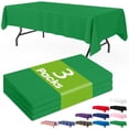 thumbnail image 1 of Minzimin Plastic Table Cloth Disposable 3 Pack, 54x108 Inch Rectangular Table Cloth, Leakproof Table Cover for Parties, Picnic, Weddings, 1 of 5