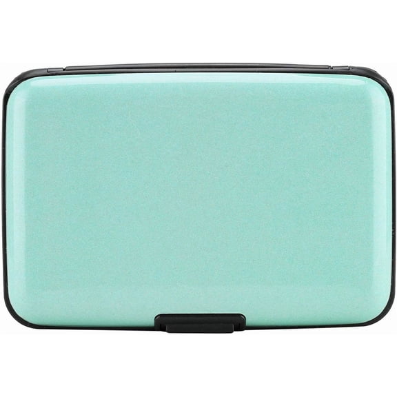 Minzimin RFID Blocking Credit Card Protector Aluminum ID Case Hard Shell Business Card Holders Metal Wallet for Men or Women