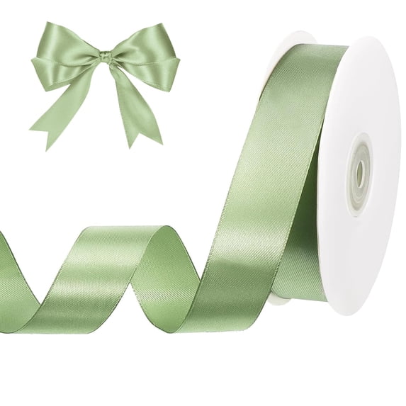 Minzimin Satin Ribbon, 1 Inch x 50 Yards, Polyester Ribbon, Easy To Cut, Gift Wrapping, Summer Wedding, Floral Bouquets, Hair Bows, Crafts, Christmas Home Decor