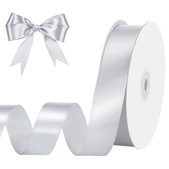Minzimin Satin Ribbon, 1 Inch x 50 Yards, Polyester Ribbon, Easy To Cut, Gift Wrapping, Summer Wedding, Floral Bouquets, Hair Bows, Crafts, Christmas Home Decor