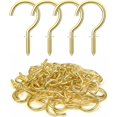 thumbnail image 1 of Minzimin Screw Hooks, 1-1/4 inch Metal Screw Cup Hooks, Multi-functional Wall Hooks, Kitchen Hooks, Plant Hooks, 50-pack, 1 of 9