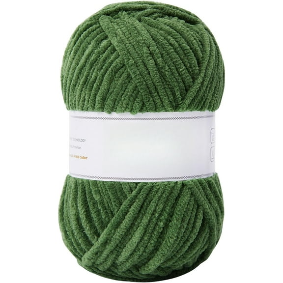 Minzimin Shinny Velvet Chenille Yarn Blanket Yarn for Knitting Fancy Yarn for Crochet Weaving DIY Craft