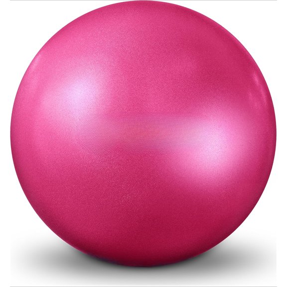 Minzimin Small Exercise Ball - 9-inch Mini Pilates Ball with Fitness Guide for Yoga, Barre, Physical Therapy, Stretching & Core Stability Workout