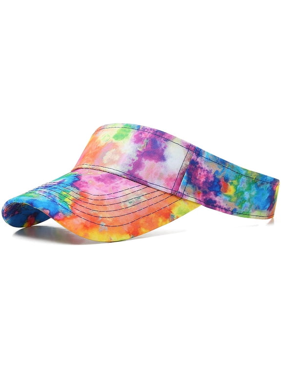 Sport Sun Visor Hats Cotton Ball Caps Empty Top Baseball Sun Cap for Men Women 1Pack