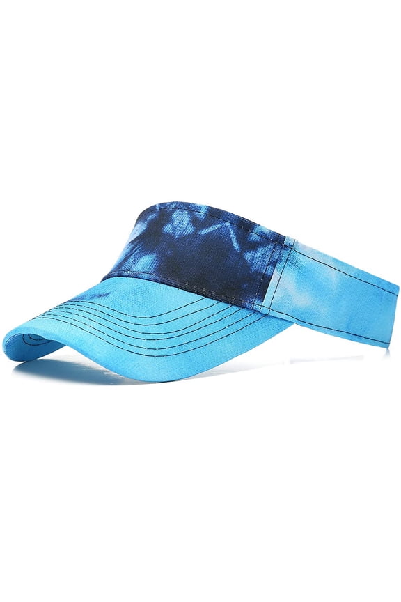 Sport Sun Visor Hats Cotton Ball Caps Empty Top Baseball Sun Cap for Men Women 1Pack