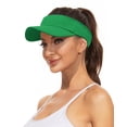 thumbnail image 1 of Minzimin Structured Quick Dry Sports Sun Visor Hats for Women - Lightweight Adjustable Sun Hat for Golf Tennis Pickleball Beach, 1 of 6