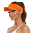 thumbnail image 1 of Minzimin Sun Visors for Women Men Unisex Tennis Golf Visor Hat Adjustable Summer Hats Sport Outdoor Visor Hat UV Protection Cap, 1 of 7