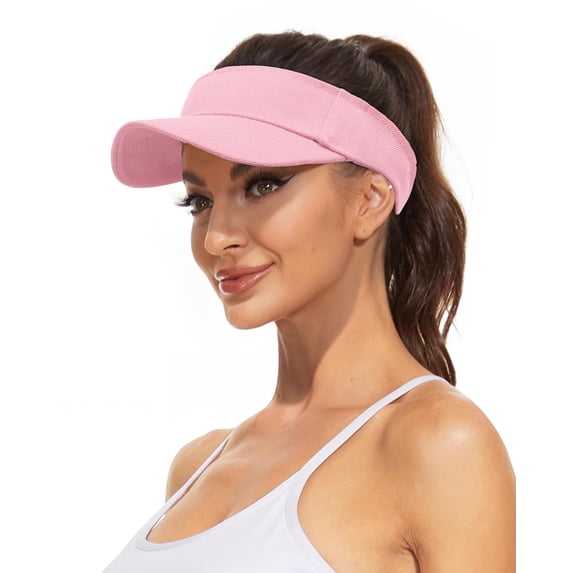 Minzimin Sun Visors for Women Men Unisex Tennis Golf Visor Hat Adjustable Summer Hats Sport Outdoor Visor Hat UV Protection Cap