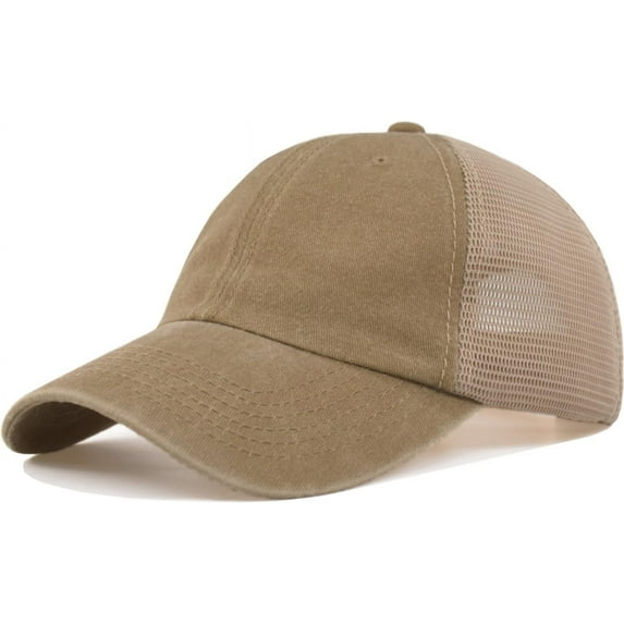 Minzimin Vintage Washed Baseball Caps One Size Unstructured Low Profile Adjustable Cotton Distressed Dad Hat for Men Women