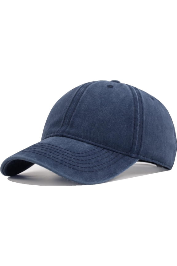 Vintage Washed Baseball Caps One Size Unstructured Low Profile Adjustable Cotton Distressed Dad Hat for Men Women