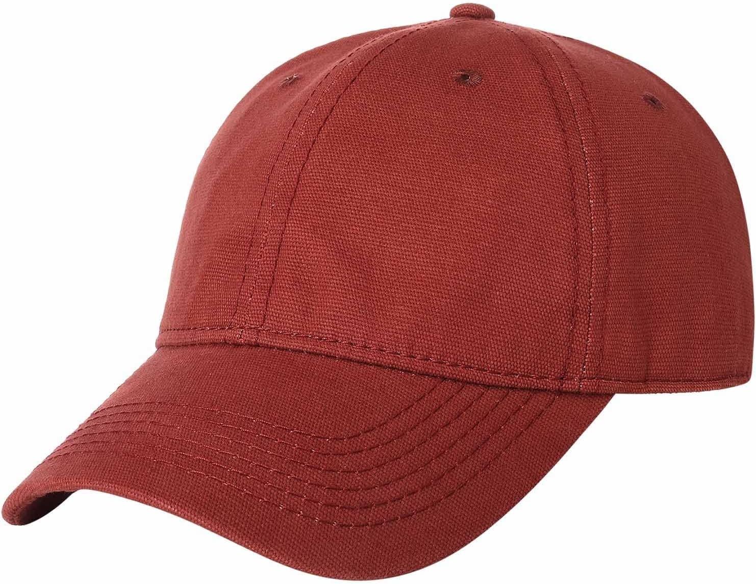 Women\'s Red Vintage Washed Unstructured Baseball Cotton Adjustable Cap Greasoxt Unisex Vintage Washed Unstructured Baseball Cap 100  main image 4