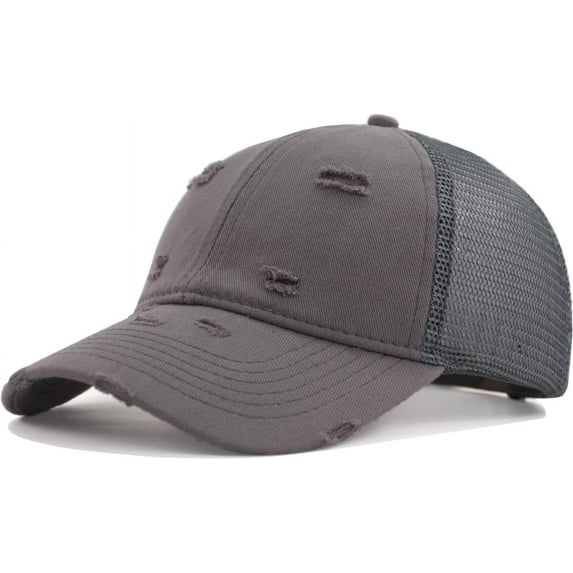 Minzimin Vintage Washed Baseball Caps One Size Unstructured Low Profile Adjustable Cotton Distressed Dad Hat for Men Women