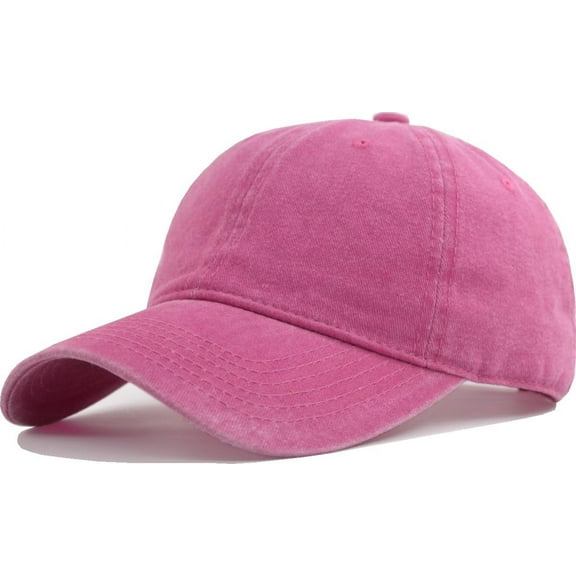 Minzimin Vintage Washed Baseball Caps One Size Unstructured Low Profile Adjustable Cotton Distressed Dad Hat for Men Women
