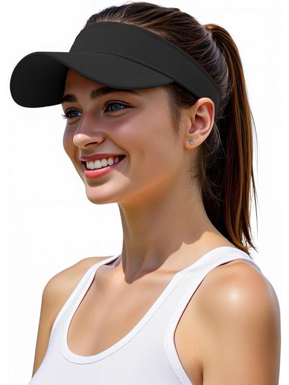 Visor Hat Adjustable Cotton Men Women Classic