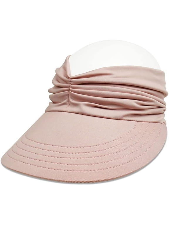 Women Sun Beach Visor Cap UV Protection with Wide Brim for Sports Beach Golf Hiking