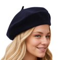 thumbnail image 1 of Minzimin Women's ​​Beret Hats​​ -Wool Blend Winter Cap, All-Season Soft ​​Beret Hats for Women​​, 1 of 7