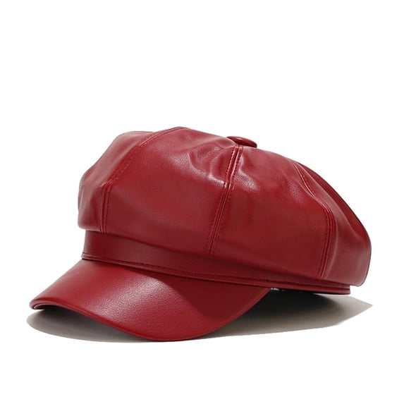 Minzimin Womens Newsboy Hat - 8 Panels Vintage Gatsby Cabbie Hat - Trendy Visor Paperboy Beret Octagonal Cap