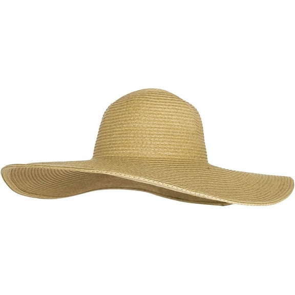 Minzimin womens Floppy，Womens Sun Straw Hat Wide Brim UPF 50 Summer Hat Foldable Roll up Floppy Beach Hats for Women