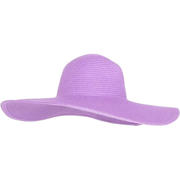 Minzimin womens Floppy，Womens Sun Straw Hat Wide Brim UPF 50 Summer Hat Foldable Roll up Floppy Beach Hats for Women