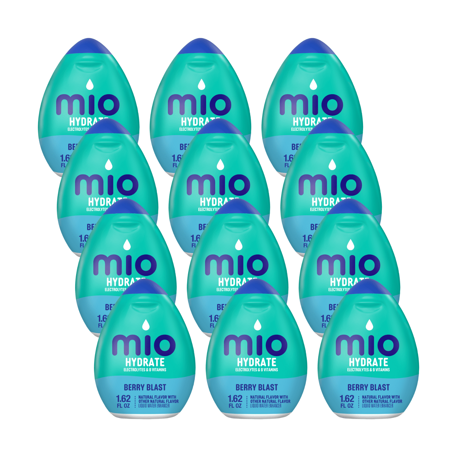 Mio Electrolytes Berry Blast B Vitamins Liquid Water Enhancer 1.62 fl oz (12 PACK)