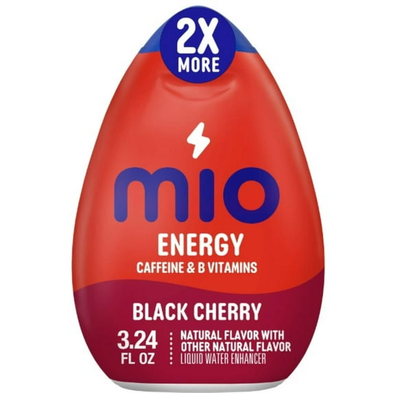 Mio Energy Black Cherry Liquid Water Enhancer 3.24 fl oz (Pack of 60)