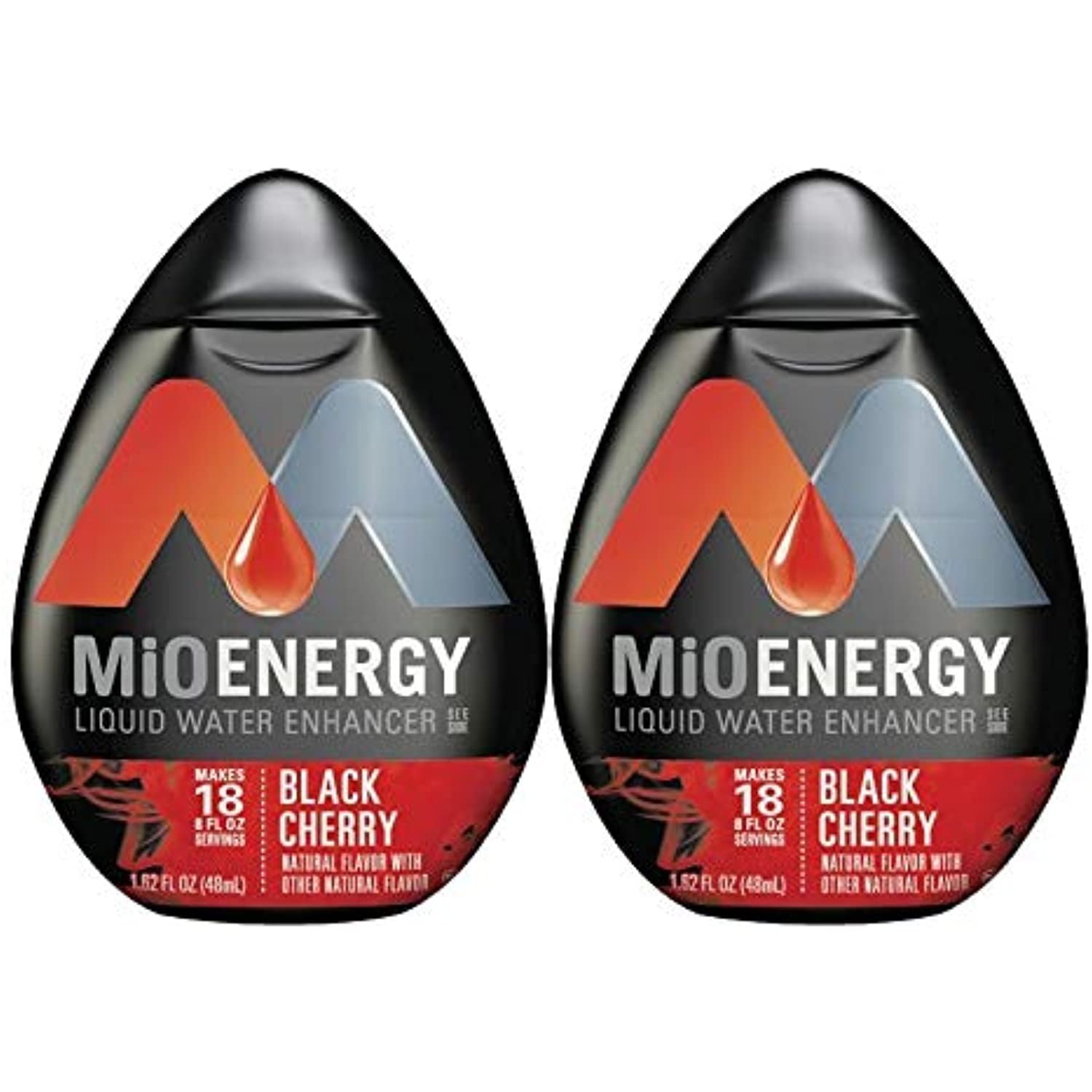 Mio Energy Liquid Water Enhancer, Black Cherry 1.62 Oz Pack Of 2 ...
