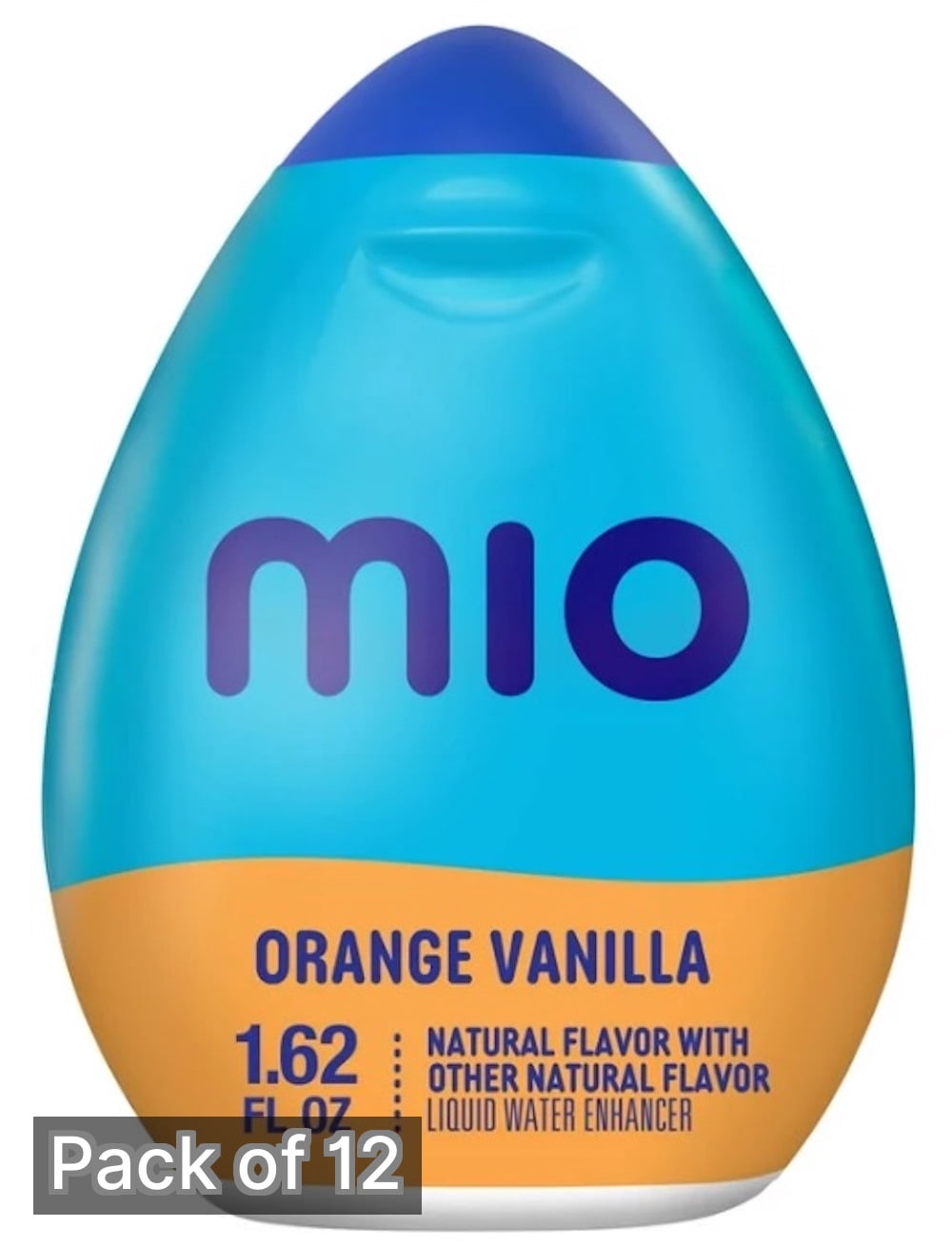MiO Energy Orange Vanilla Flavor Squeeze, Sugar Free Drink, Zero