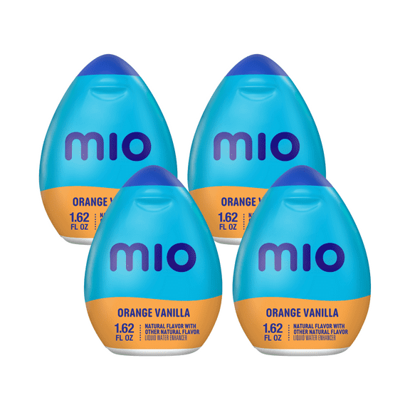 Mio Energy Liquid Water Enhancer, Orange Vanilla (Pack of 4)