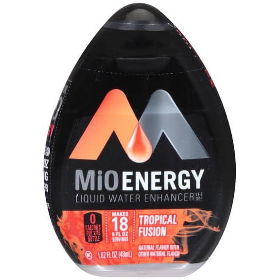 MiO Energy Tropical Fusion Water Enhancer 1.62 fl oz Bottle (Pack of 36)
