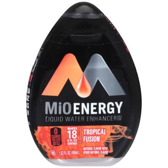MiO Energy Tropical Fusion Water Enhancer 1.62 fl oz Bottle (Pack of 36)