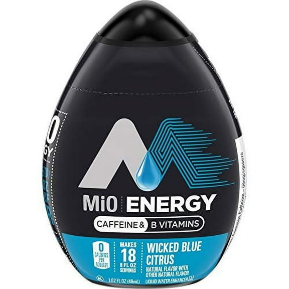 Mio Energy Wicked Blue Citrus Liquid Water Enhancer 1.62 fl oz (Pack of 10)
