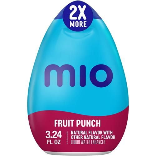 Mio Fruit Punch Flavored With Other Natural Flavor Liquid Water Enhancer, 3.24 Fl Oz Bottle