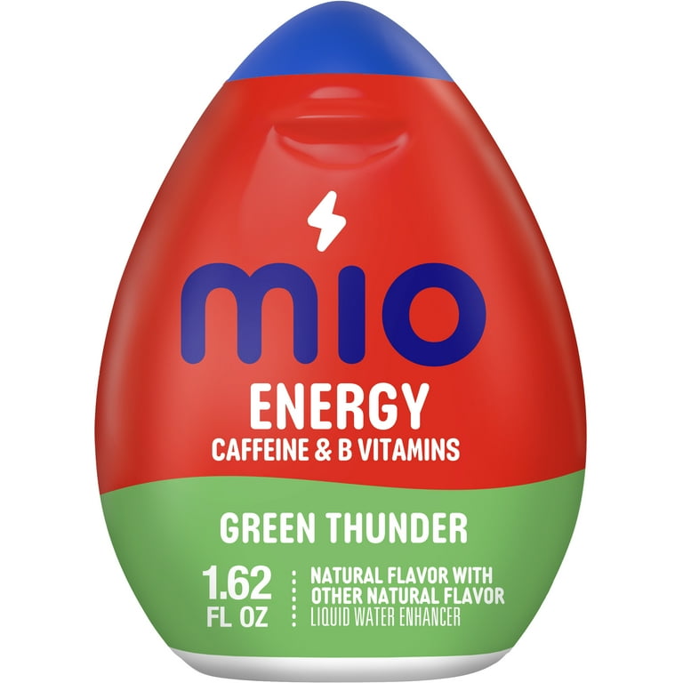 MiO Green Thunder Liquid Water Enhancer, Green Apple Flavor, with