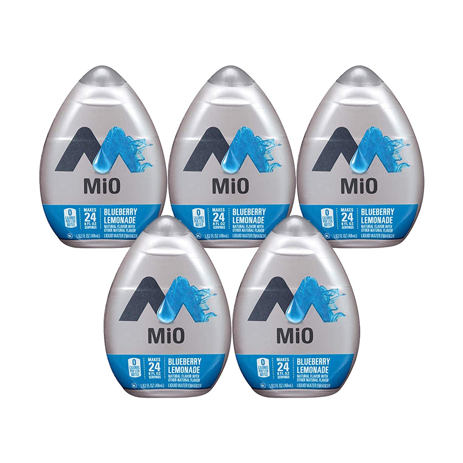 Mio Liquid Water Enhancer, Blueberry Lemonade, 1.62 oz (5Pack