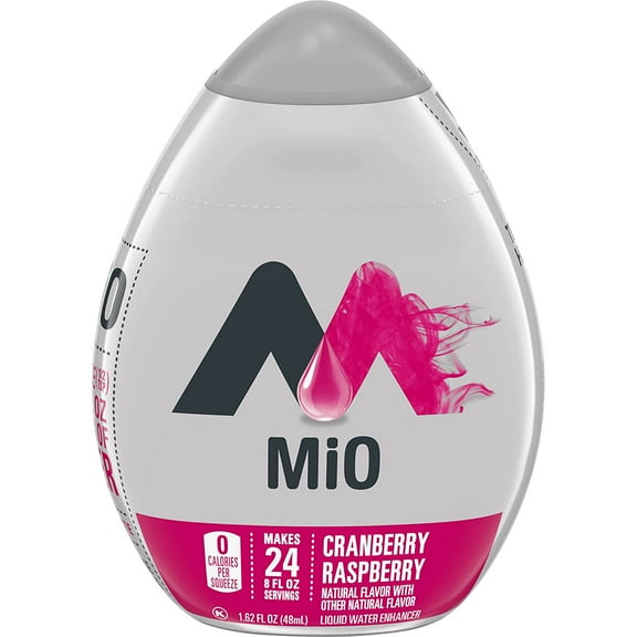 Mio Liquid Water Enhancer, Cranberry Raspberry, 1.62 OZ (Pack of 3)