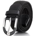 thumbnail image 1 of Mio Marino Braided Stretch Belt - Fabric Woven Belt - Casual Weave Elastic Belt for Men and Women, 1 of 5