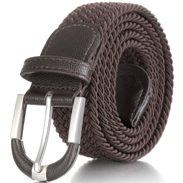 Mio Marino Braided Stretch Belt - Fabric Woven Belt - Casual Weave Elastic  Belt for Men and Women 
