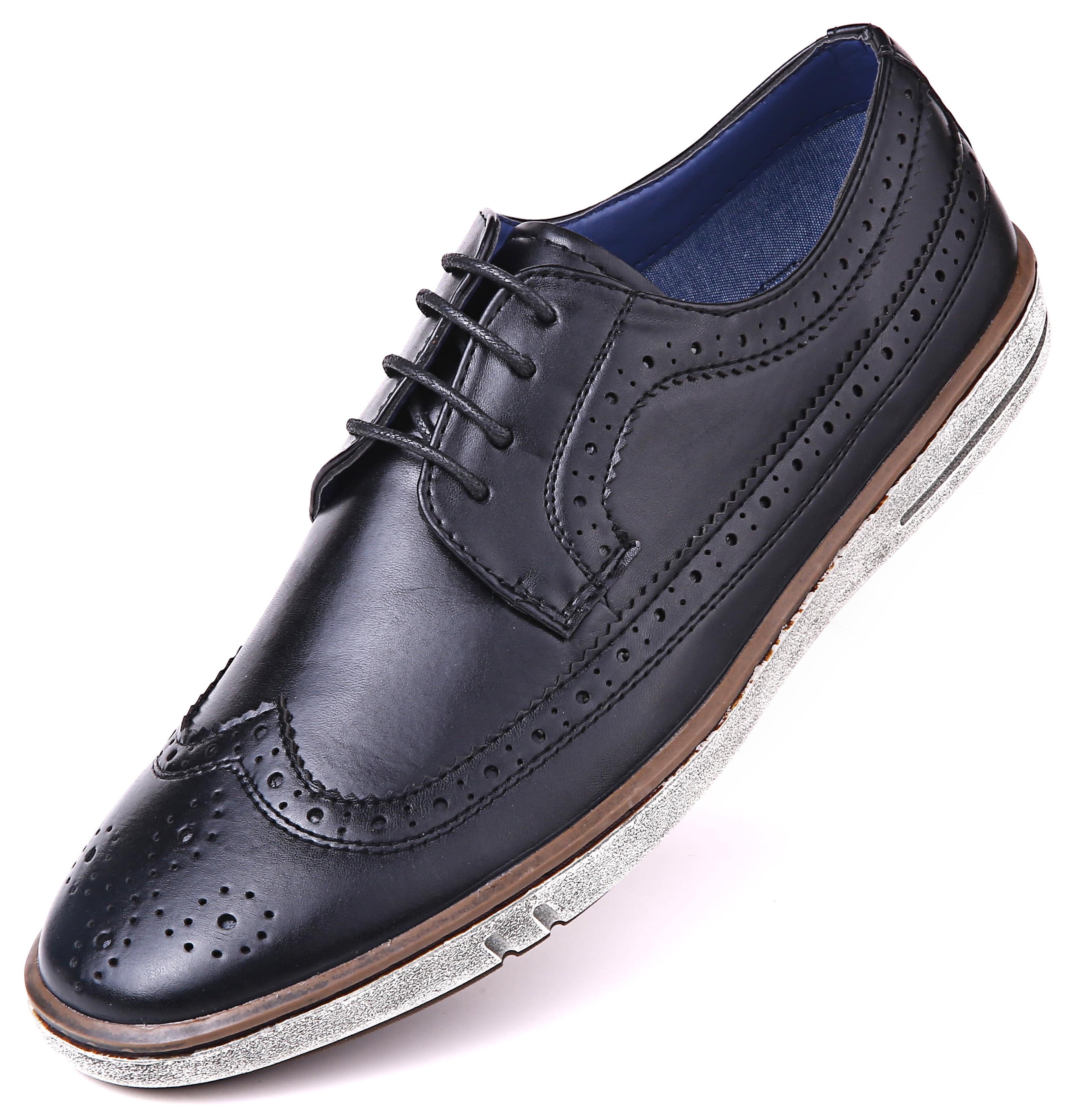 Mio Marino Men's Casual Oxford Round Toe Claviko Dress Shoe - Walmart.com