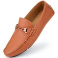 thumbnail image 1 of Mio Marino Men's Casually Suave Leather Penny Loafers, 1 of 7