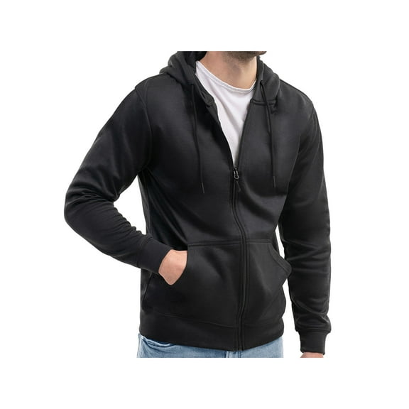 Mio Marino Men’s Full Zip Fleece Hoodie Sweatshirt