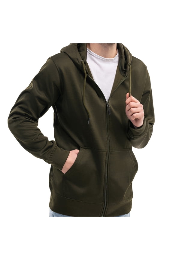 Men’s Full Zip Fleece Hoodie Sweatshirt