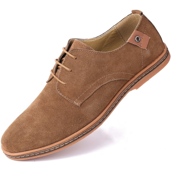 Mio Marino Men's Suede Derby Casual Dress Shoes