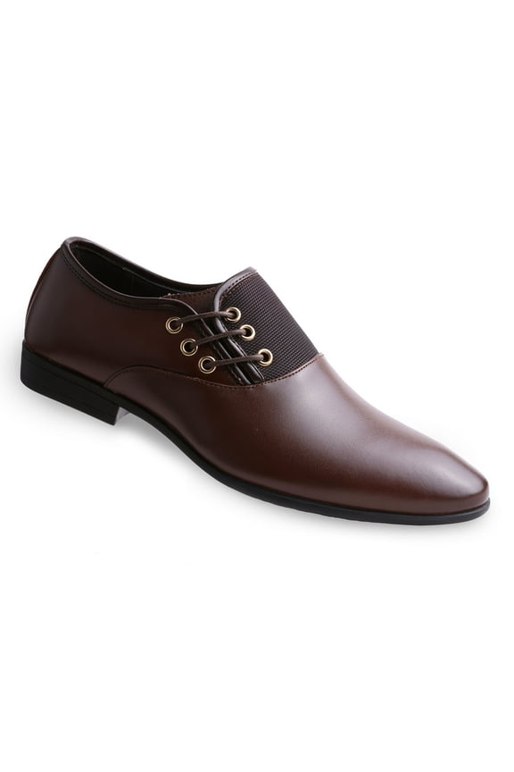Modish Side Lace Dress Shoes for Men